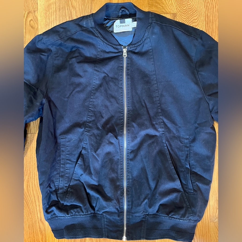 TOPMAN Navy Bomber Jacket